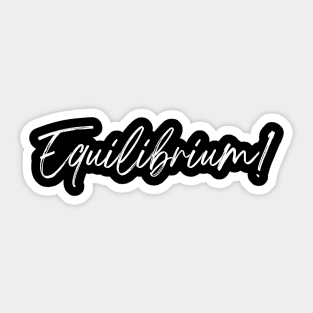 Equilibrium Sticker